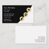 Carte De Visite Soins pour animaux de compagnie classiques ou Cart (Devant / Derrière)