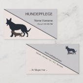 Carte De Visite Soins pour chiens (Devant / Derrière)