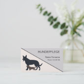 Carte De Visite Soins pour chiens (Debout devant)