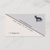 Carte De Visite Soins pour chiens (Dos)