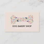 Carte De Visite Soins pour chiens faits maison d'os beige (Devant)