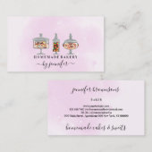 Carte De Visite Soins sucrés Boulangerie de bonbons Jar (Devant / Derrière)