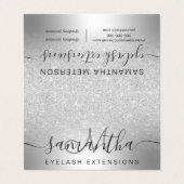 Carte De Visite Soins ultérieurs d'oeil d'ombre de parties (Extérieur déplié)