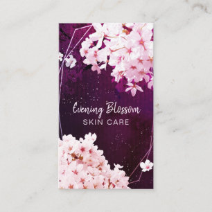 Carte De Visite Soirée Cerry Blossom Professionnel Soins de la pe