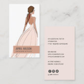 CARTE DE VISITE SOIRÉE DE SOIRÉE BLANCHE SOUFFLE ET ÉLÉGANTE SOIRÉ (Devant / Derrière)