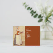 CARTE DE VISITE SOIRÉE FONDUE AU CHOCOLAT (Debout devant)
