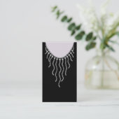 Carte De Visite Soirée hors série 9 Black Gown et Bijoux (Debout devant)