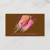 Carte De Visite Soiree sophistiqué (Dos)