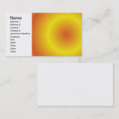 Carte De Visite Solaire (Devant / Derrière)