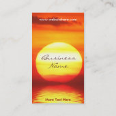 Carte de visite solaire (Dos)