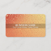 Carte De Visite Solaire de fenêtre (Devant)