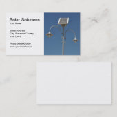 Carte de visite solaire de solutions (Devant / Derrière)