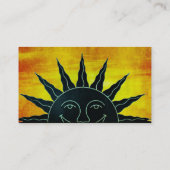 Carte de visite solaire souriant (Dos)