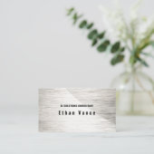 Carte De Visite Solar Flare Silver (Debout devant)