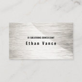 Carte De Visite Solar Flare Silver (Devant)