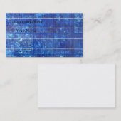 Carte De Visite Solar panel (Devant / Derrière)