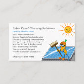 Carte De Visite Solar Panel Cleaning Services (Devant)