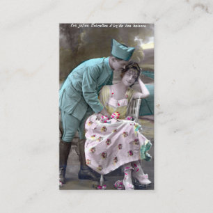 Carte De Visite Soldat et amant
