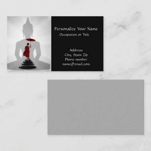 Carte De Visite Solde des médailles Zen Yoga (Devant / Derrière)