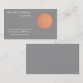 Carte De Visite Soleil (Devant / Derrière)