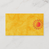 Carte De Visite Soleil (Devant)