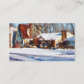 Carte De Visite Soleil après la neige (Dos)