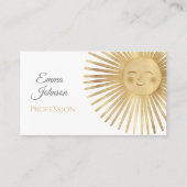 Carte De Visite Soleil Or Joyeux Soleil (Devant)
