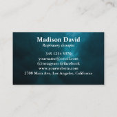 Carte De Visite Soleure Turquoise (Dos)