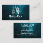 Carte De Visite Soleure Turquoise (Devant / Derrière)