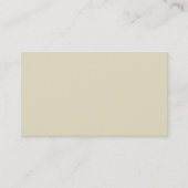 Carte De Visite Solid Color: Sable Beige (Devant)