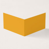 Carte De Visite Solide Marigold plié Horizontal Livre (Extérieur)