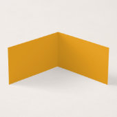 Carte De Visite Solide Marigold plié Horizontal Livre (Intérieur)