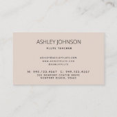 Carte De Visite Soloist Soloist Pink Rose Gold (Dos)