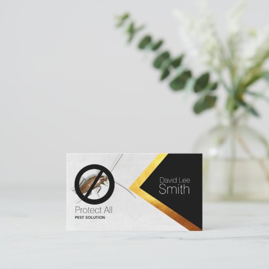 Carte De Visite Solution antiparasitaire (Debout devant)