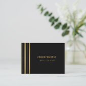 Carte De Visite Solutions d'affaires de luxe (Debout devant)