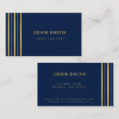 Carte De Visite Solutions d'affaires de luxe (Devant / Derrière)