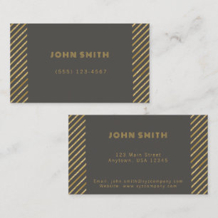 Carte De Visite Solutions d'affaires de luxe Gold