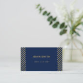Carte De Visite Solutions d'affaires de luxe Gold (Debout devant)