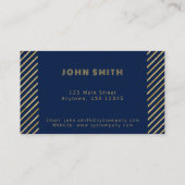 Carte De Visite Solutions d'affaires de luxe Gold (Dos)