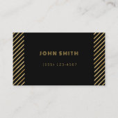 Carte De Visite Solutions d'affaires de luxe Gold (Devant)