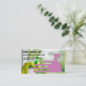 Carte De Visite Solutions de nettoyage | Flacon pulvérisateur | Ca (Debout devant)