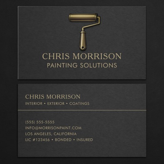 Carte De Visite Solutions de peinture Professionnel