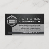 Carte De Visite Solutions de portes de garage modernes (Devant)