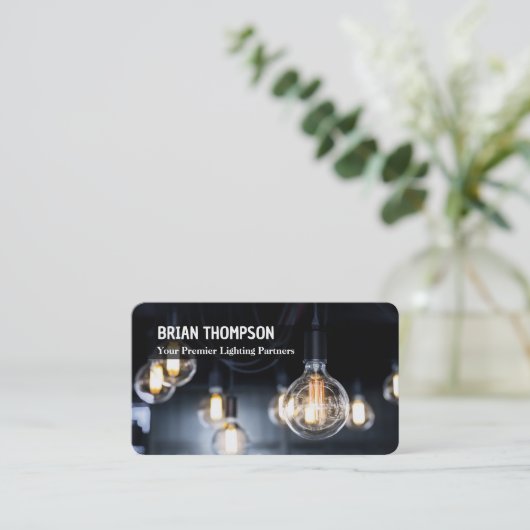 Carte De Visite Solutions d'éclairage (Debout devant)