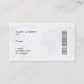 Carte De Visite Solutions globales (Dos)