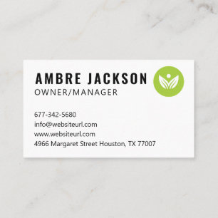 Carte De Visite Solutions professionnelles et écologiques d'entret