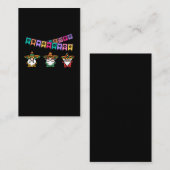Carte De Visite Sombrero Gnomes Mexicaine Fiesta Happy Cinco De Ma (Devant / Derrière)