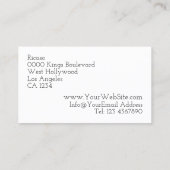 Carte De Visite Something for You Bee on Flowers Personalized Gift (Dos)