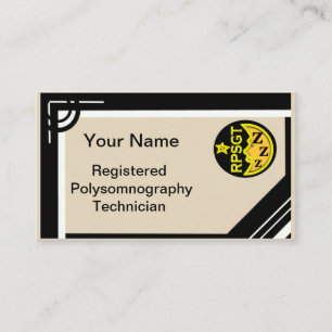 Carte De Visite SOMMEIL POLYSOMNOGRAPHY de RPSGT par