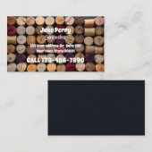 Carte De Visite Sommelier (Devant / Derrière)